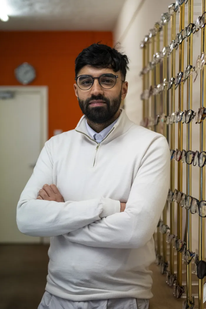 Haroon at Norfolk Opticians